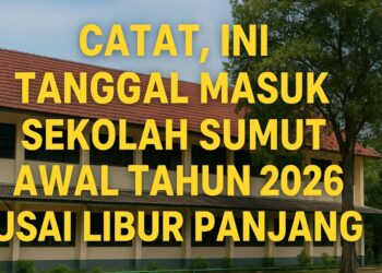 Catat, Ini Tanggal Masuk Sekolah Sumut Awal Tahun 2026 Usai Libur Panjang