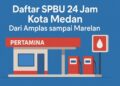 Daftar SPBU 24 Jam Kota Medan Dari Amplas sampai Marelan