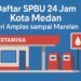 Daftar SPBU 24 Jam Kota Medan Dari Amplas sampai Marelan