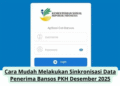 Cara Mudah Melakukan Sinkronisasi Data Penerima Bansos PKH Desember 2025