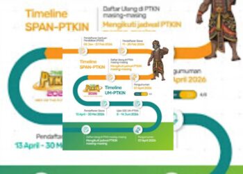 Jadwal SPAN-PTKIN 2026 dan UM-PTKIN, Catat Tanggalnya