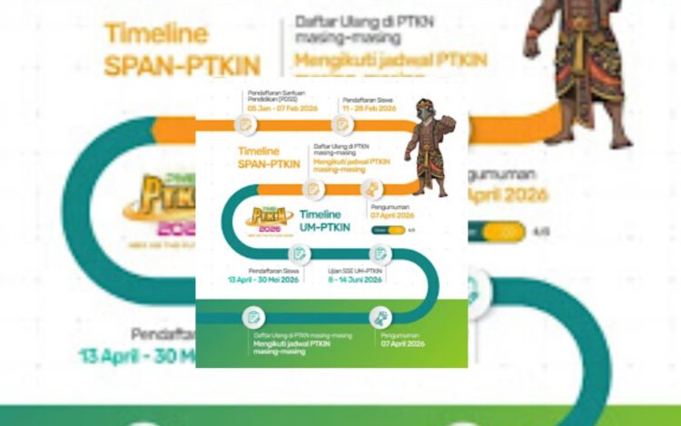 Jadwal SPAN-PTKIN 2026 dan UM-PTKIN, Catat Tanggalnya