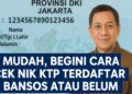 Mudah, Begini Cara Cek NIK KTP Terdaftar Bansos Atau Belum