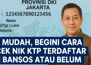 Mudah, Begini Cara Cek NIK KTP Terdaftar Bansos Atau Belum