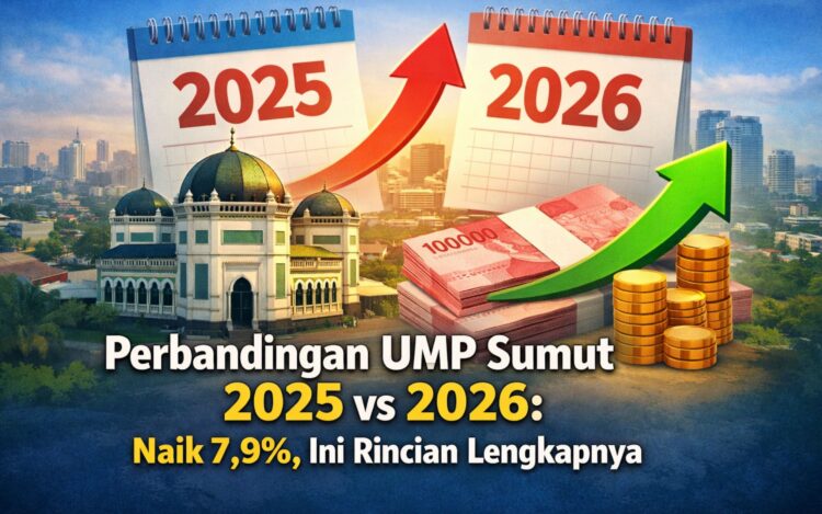 Perbandingan UMP Sumut 2025 vs 2026: Naik 7,9%, Ini Rincian Lengkapnya