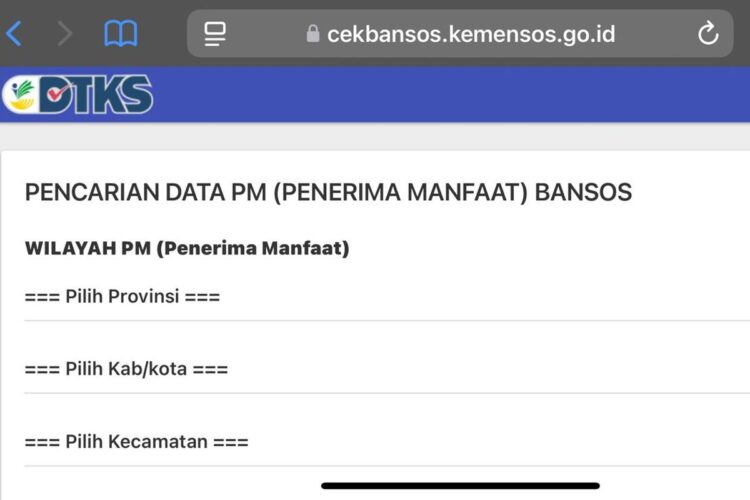 Program BPNT, Ini Cara Ceknya Lewat Website Resmi Kemensos