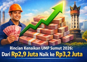 Rincian Kenaikan UMP Sumut 2026: Dari Rp2,9 Juta Naik ke Rp3,2 Juta