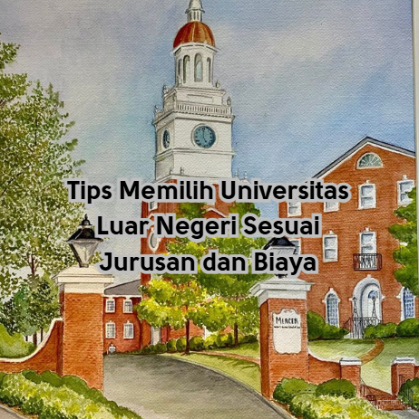 Tips Memilih Universitas Luar Negeri Sesuai Jurusan dan Biaya