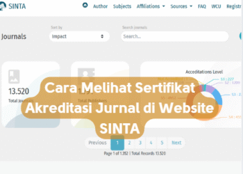 Cara Melihat Sertifikat Akreditasi Jurnal di Website SINTA