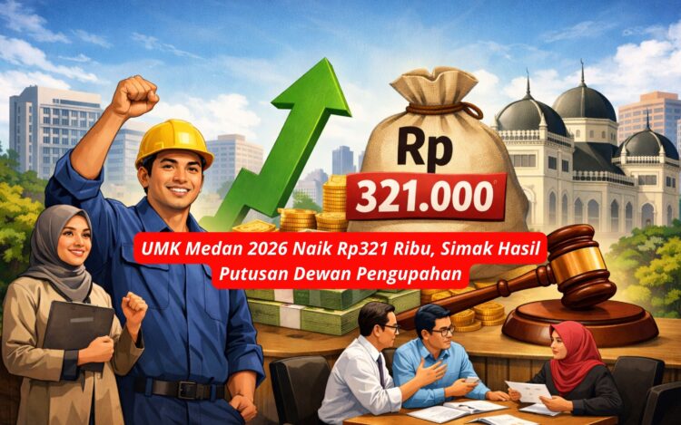 UMK Medan 2026 Naik Rp321 Ribu, Simak Hasil Putusan Dewan Pengupahan