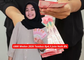 UMK Medan 2026 Tembus Rp4,3 Juta Naik 8%