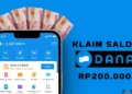 DANA Kaget Spesial Hari Ini Total Rp200 Ribu Rupiah