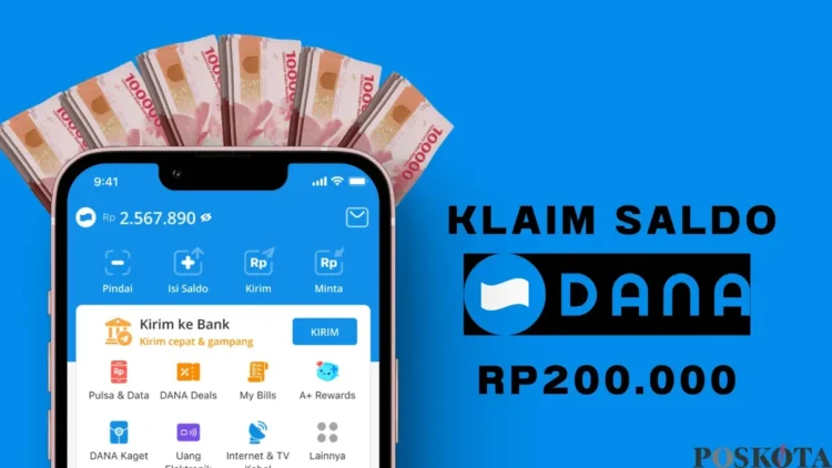 DANA Kaget Spesial Hari Ini Total Rp200 Ribu Rupiah