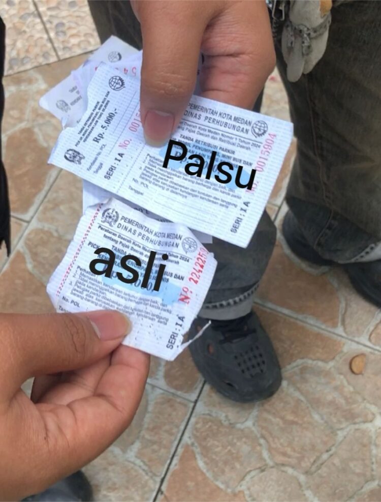 Jangan Tertipu! Dishub Medan Bongkar Ciri Karcis dan Bet Asli Jukir Resmi