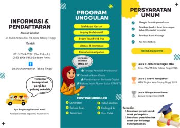 SMA Muhammadiyah 21 Tebing Tinggi Buka Penerimaan Murid Baru 2026/2027